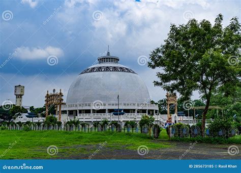 Dome Of Deekshabhoomi With Clear Sky Background In Nagpur, India Stock Image | CartoonDealer.com ...