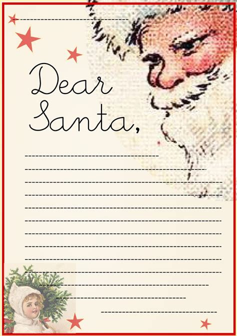 Free Christmas Santa List Printable: Cute & Fun - Printables for Everyone