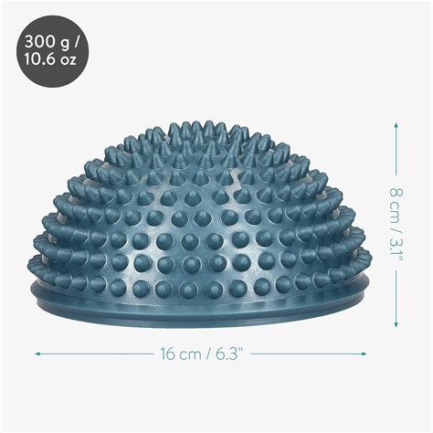 Buy Navaris 2x Hedgehog Balance Pods - Set of 2 Spiky Fitness Domes for ...