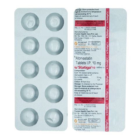 Statiga-10 - Strip of 10 Tablets : Amazon.in: Fashion