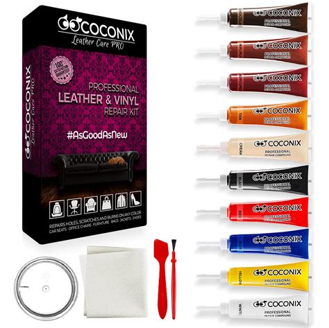 Coconix Vinyl and Leather Repair Kit - Restorer of Your Furniture ...