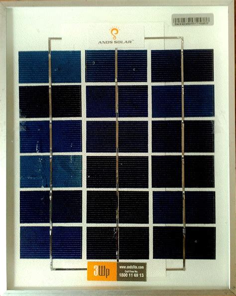 SOLAR PANEL 3 WATT 6 VOLT ANDSLITE : Amazon.in: Garden & Outdoors
