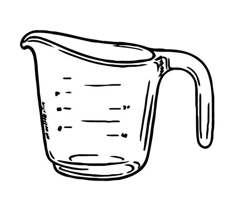 Jug Black And White Clipart