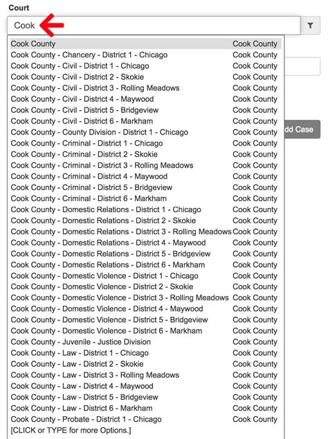 Cook County Court Case Calender - CountyCourtCalendar.com
