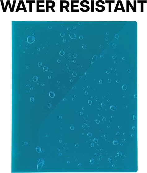 Buy Samsill Plastic Folders with Pockets, 5 Pack Fashion Colors, Two ...