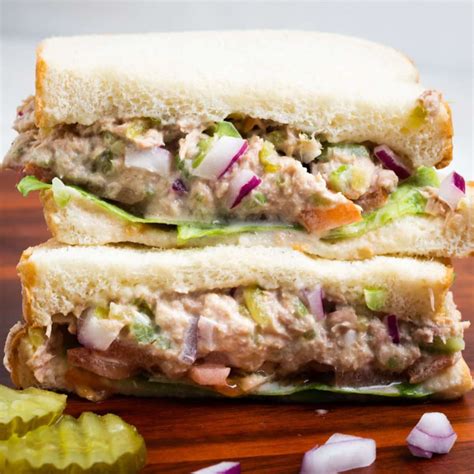 Best Easy to Make Tuna Fish Salad Sandwich Recipe - The Buttered Gnocchi
