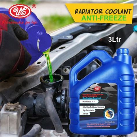 UE Premium Antifreeze Green Radiator Coolant- 3 Liter | Mix Ratio 1:3 ...