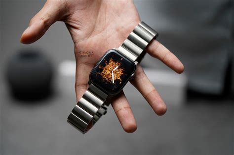 Titanium TB6 Modern Strap For Apple Watch 46/45/44 MM Series 11/10/9/8 ...
