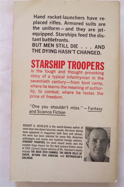 STARSHIP TROOPERS by Heinlein, Robert A.: Very Good+ Paperback (1961 ...