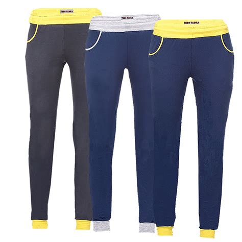 Buy TEESTADKA WOMEN'S COTTON SLIM FIT JOGGERS PANT CUM TRACKS FOR WOMEN ...