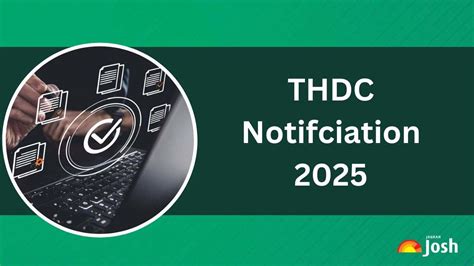 THDC Recruitment Notification 2025 released at thdc.co.in, Check Exam ...
