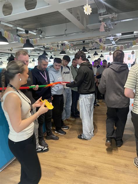 What a great team-building activity today with the sales teams! Who ...