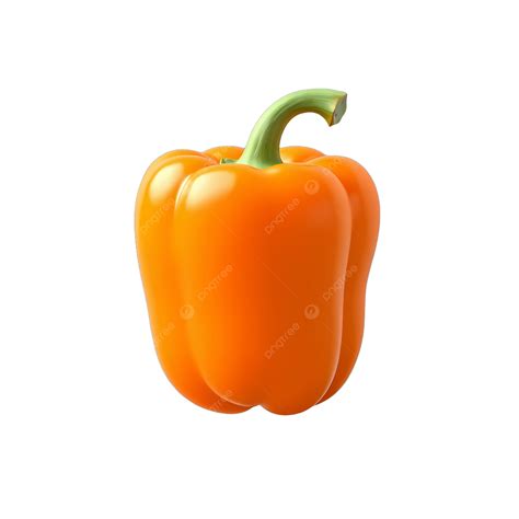 An Orange Bell Pepper Suspended In The Air, Orange, Bell Pepper ...