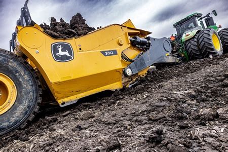 3012 4-Tire Ejector Scraper | Scraper Systems | John Deere