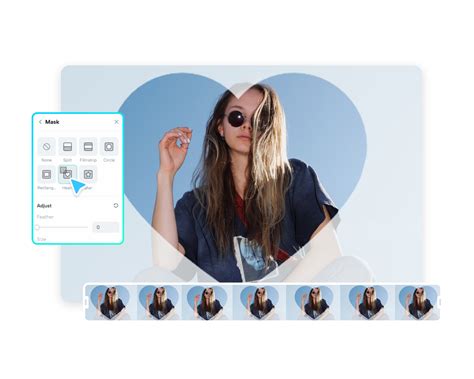 Máscara de vídeo online para envolver o público - CapCut