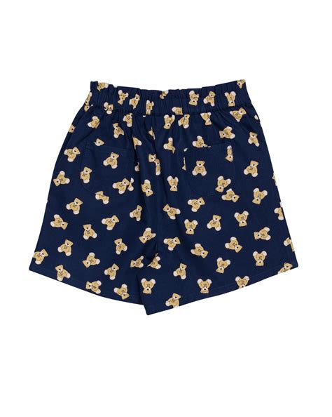 Buy H by Hamleys Girls Shorts All Over Teady Bear Print-Navy Online at ...