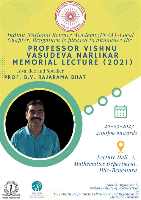 Professor Vishnu Vasudeva Narlikar Memorial Lecture: Mathematics@IISc