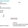 tomorrow is my exam please answer how to write formal letter - Brainly.in