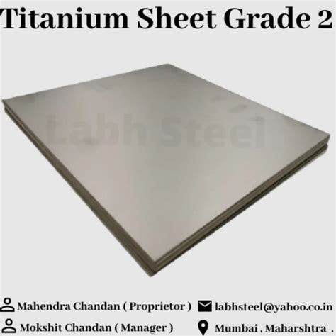 Titanium Sheet ,Plate & Coils - Grade 2 Titanium Sheet Wholesale Trader ...