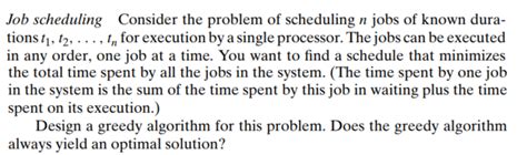 Image result for Optimal Job Scheduling Problem