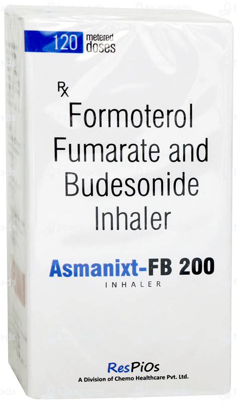 Asmanixt Fb 200 Inhaler 120mdi - Uses, Side Effects, Dosage, Price ...