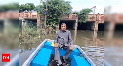 Was forced to ride boat to reach assembly constituency in Delhi, says ...