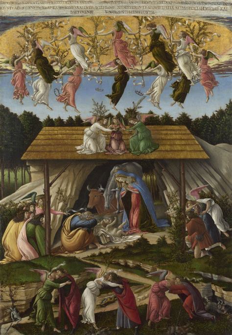 The Mystical Nativity - Large Art Prints by Sandro Botticelli | Buy ...