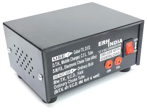 ERH India Mini Inverter 12v Dc to 220v Ac Converter Inverter Mini 100 ...