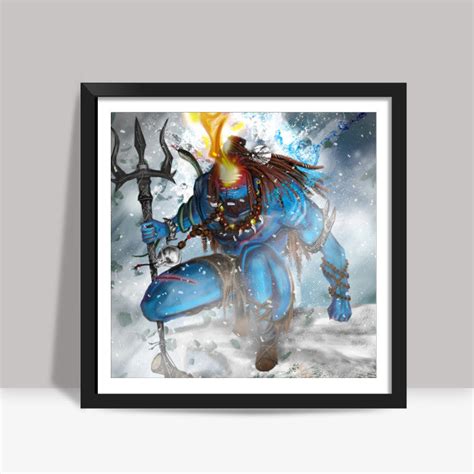 Fierce Shiva Square Art Prints – PosterGully