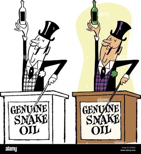 Snake oil salesman hi-res stock photography and images - Alamy