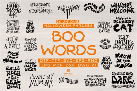 Boo Words Font - Font Canyon