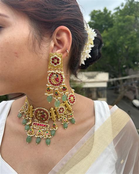 Paachi kundan choker set – anairaa