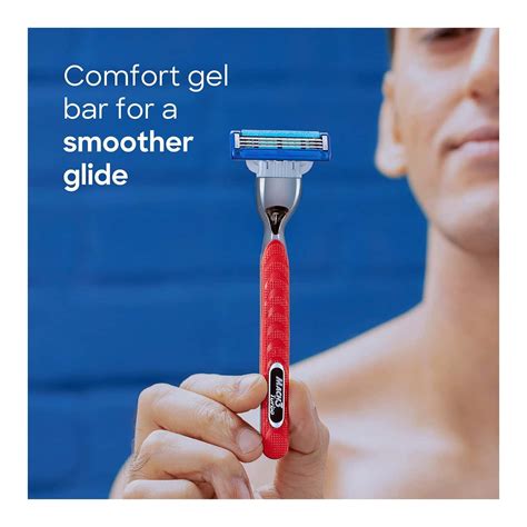 Buy GILLETTE MACH 3 TURBO MANUAL SHAVING RAZOR BLADES (CARTRIDGE) PACK ...