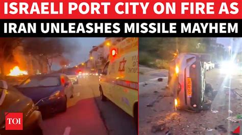 Iran hammers Haifa port city; back-to-back attacks rock Israel's north ...