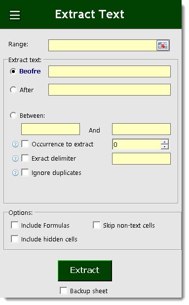 Image result for Extract Text Excel 2016 Function