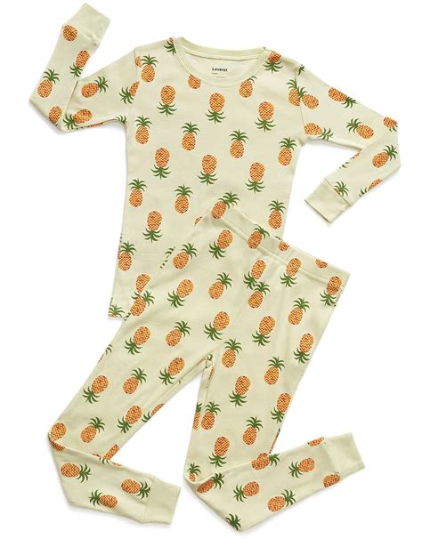 Leveret - Leveret Kids & Toddler Pajamas Boys Girls 2 Piece Pjs Set 100 ...