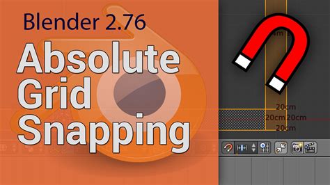 Blender 2.76 Absolute grid snapping | Blender tutorial, Blender 3d, How ...