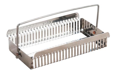 EISCO Staining Rack, 25 Slides, Aluminum with Handles : Amazon.in ...