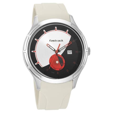 Buy Online Fastrack Urban Bounce Quartz Analog with date Black Dial ...