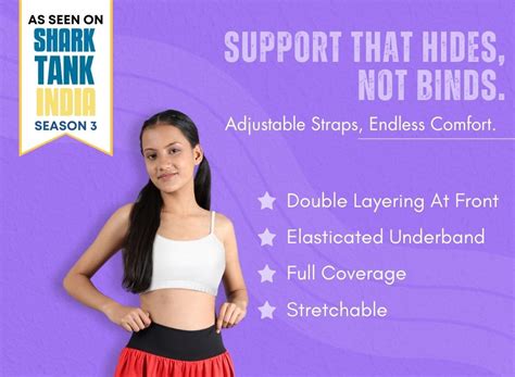 Double Layered Thin Strap Bra For Young Women – D'chica