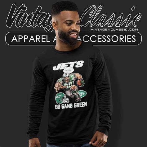 New York Jets Mascot Go Gang Green 2023 Shirt - Vintagenclassic Tee
