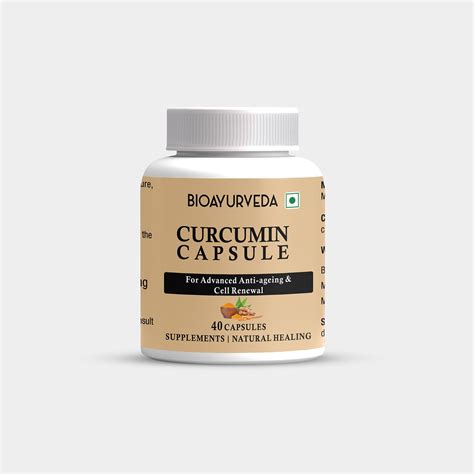 Naturally Boost Cell Renewal with Curcumin Capsule | BIOAYURVEDA