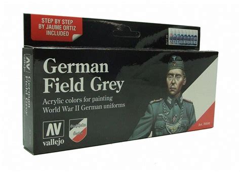 Vallejo German Field Grey Uniform Set, 17ml - Walmart.com