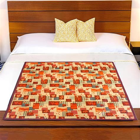 Kuber Industries Heart Design PVC Reversible Food Mat Bed Server-(Red ...