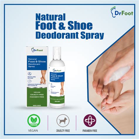 Dr Foot Natural Foot & Shoe Deodorant Spray, 100 ml Price, Uses, Side ...