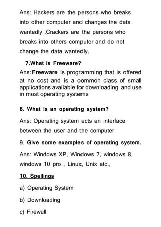 Class 7 Computer Security 的图像结果