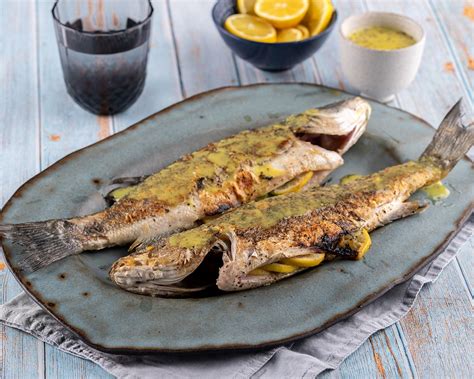 Grilled Sea Bass (Greek Style) - Chef's Pencil