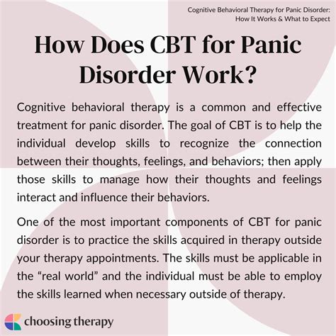 CBT for Panic Disorder: How It Works, Techniques, & Worksheets