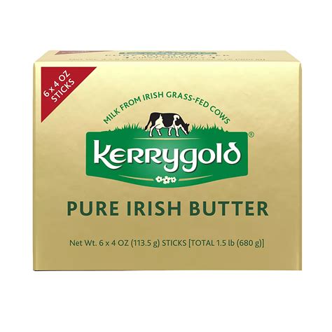 Kerrygold Grass-fed Pure Irish Salted Butter Sticks, 6 pk./4 oz. | BJ's ...