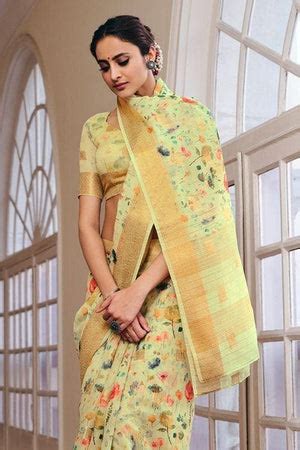 Shop Formal Cotton Office Wear Sarees Online - Karagiri